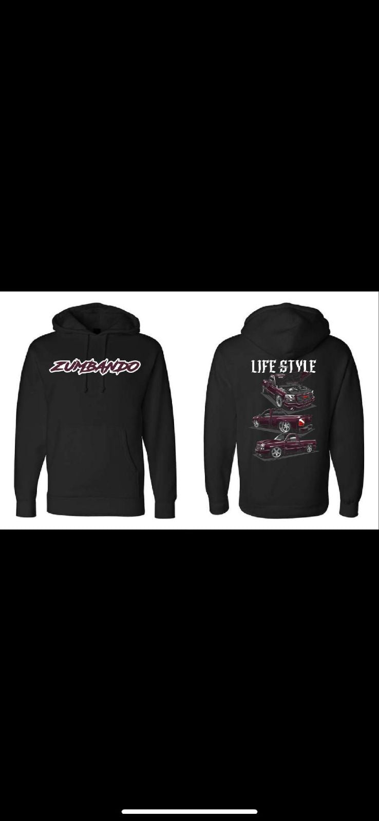 Black Zumbando “it’s a life style hoodies”
