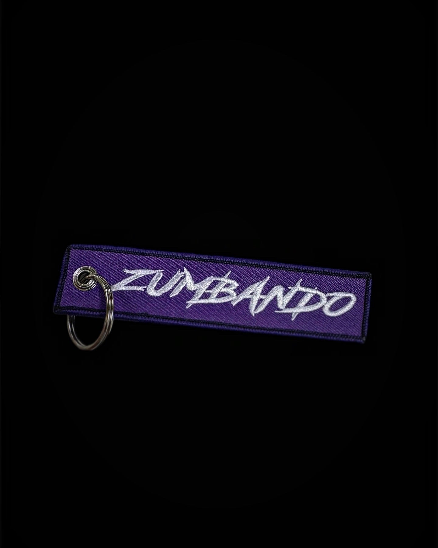 Purple ZUMBANDO key chain