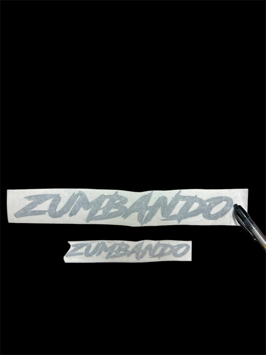 Zumbando 12” decal