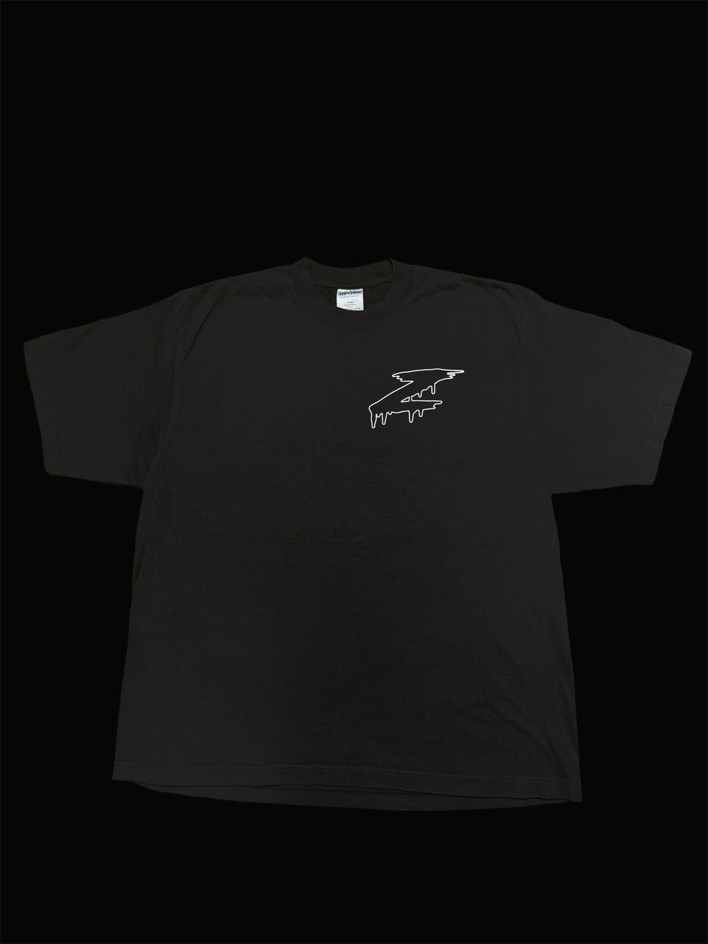 “Z Drip outline” Black over sized Shaka wear