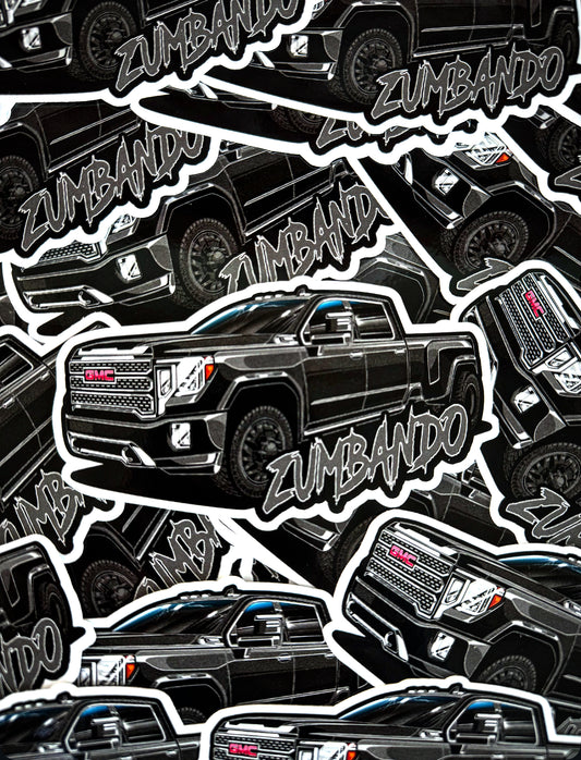 2023 GMC DENALI 3500 DUALLY STICKER 1X ENTRY