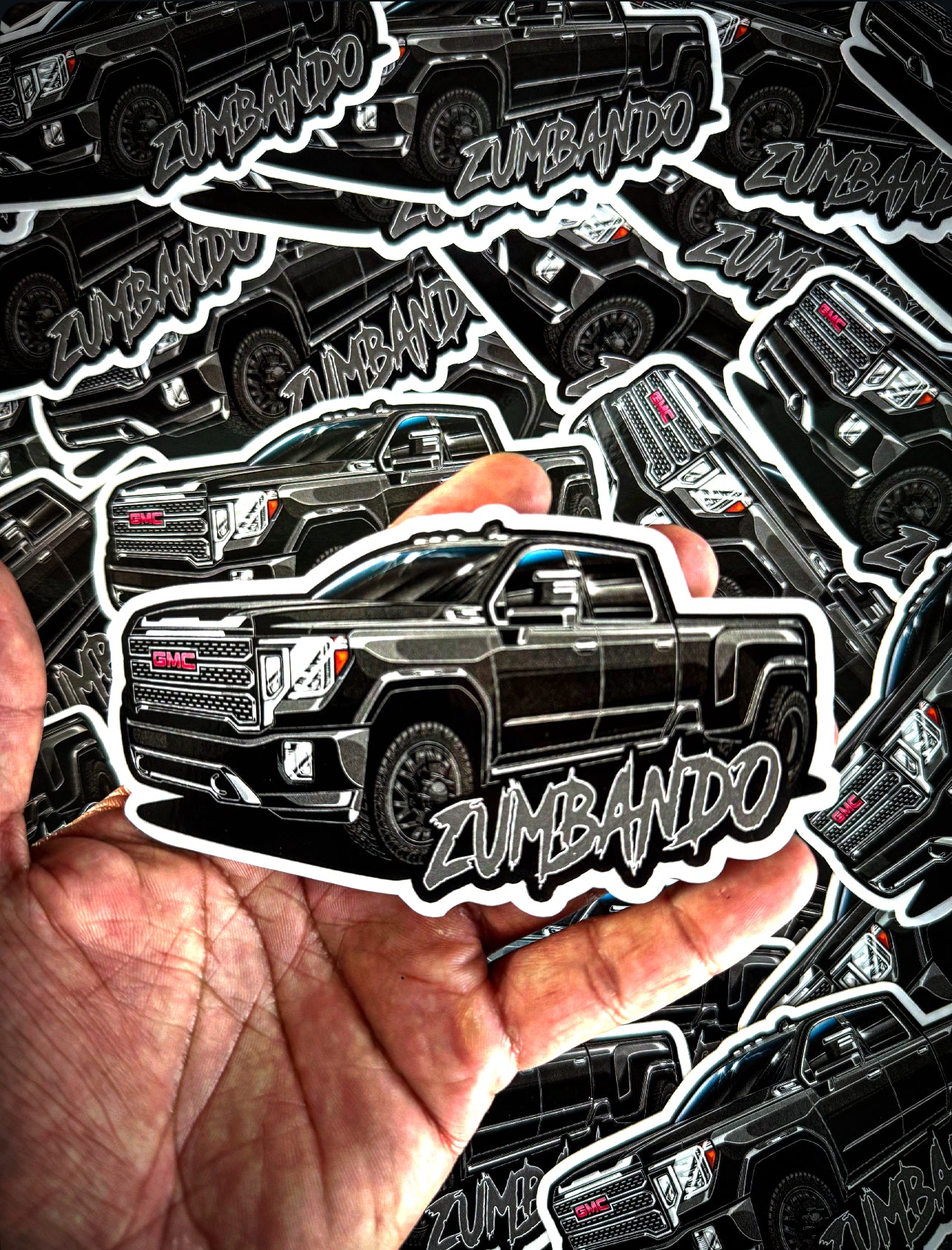 2023 GMC DENALI 3500 DUALLY STICKER 1X ENTRY